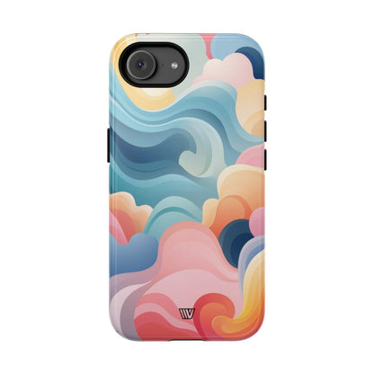 Whimsical Clouds Tough Phone Case – iPhone 16e, Glossy