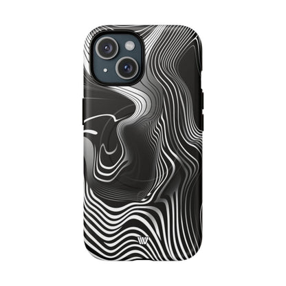 ABSTRACT ZEBRA STRIPES | MagSafe Tough iPhone Case