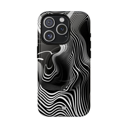 ABSTRACT ZEBRA STRIPES | MagSafe Tough iPhone Case