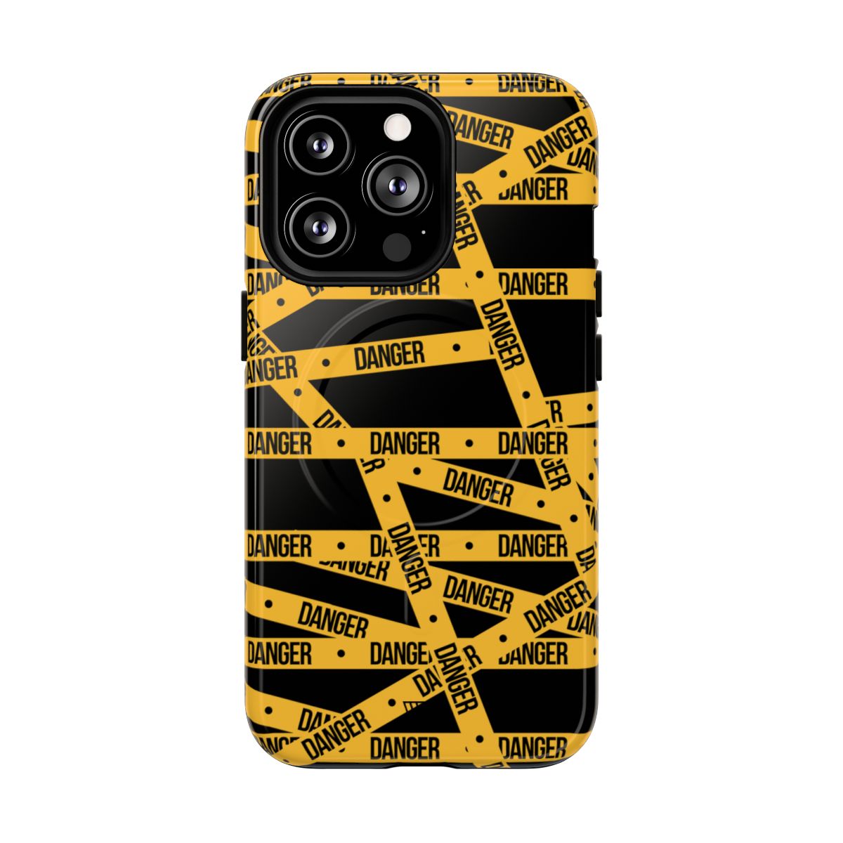 Danger Tape MagSafe Tough iPhone Case – iPhone 13 Pro, Glossy