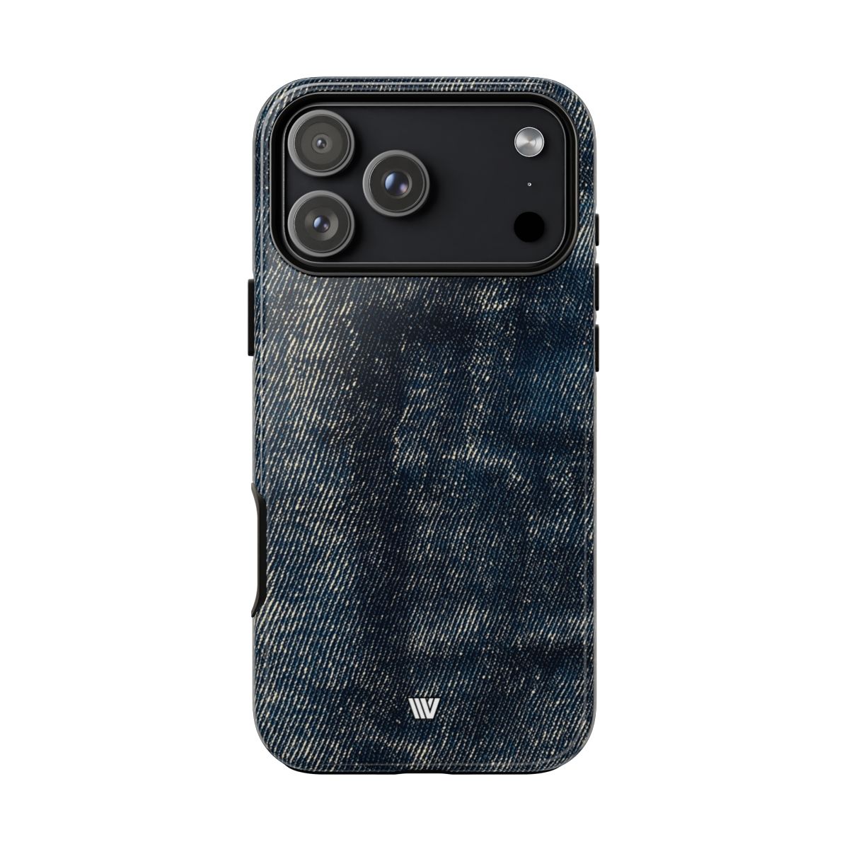 Faded Denim Tough Phone Case – iPhone 18 Pro Max, Glossy