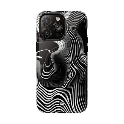 ABSTRACT ZEBRA STRIPES | MagSafe Tough iPhone Case