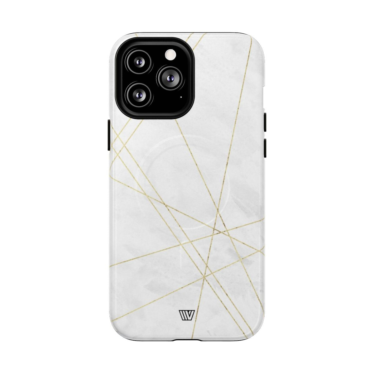 Gold Lines MagSafe Tough iPhone Case – iPhone 13 Pro Max, Glossy