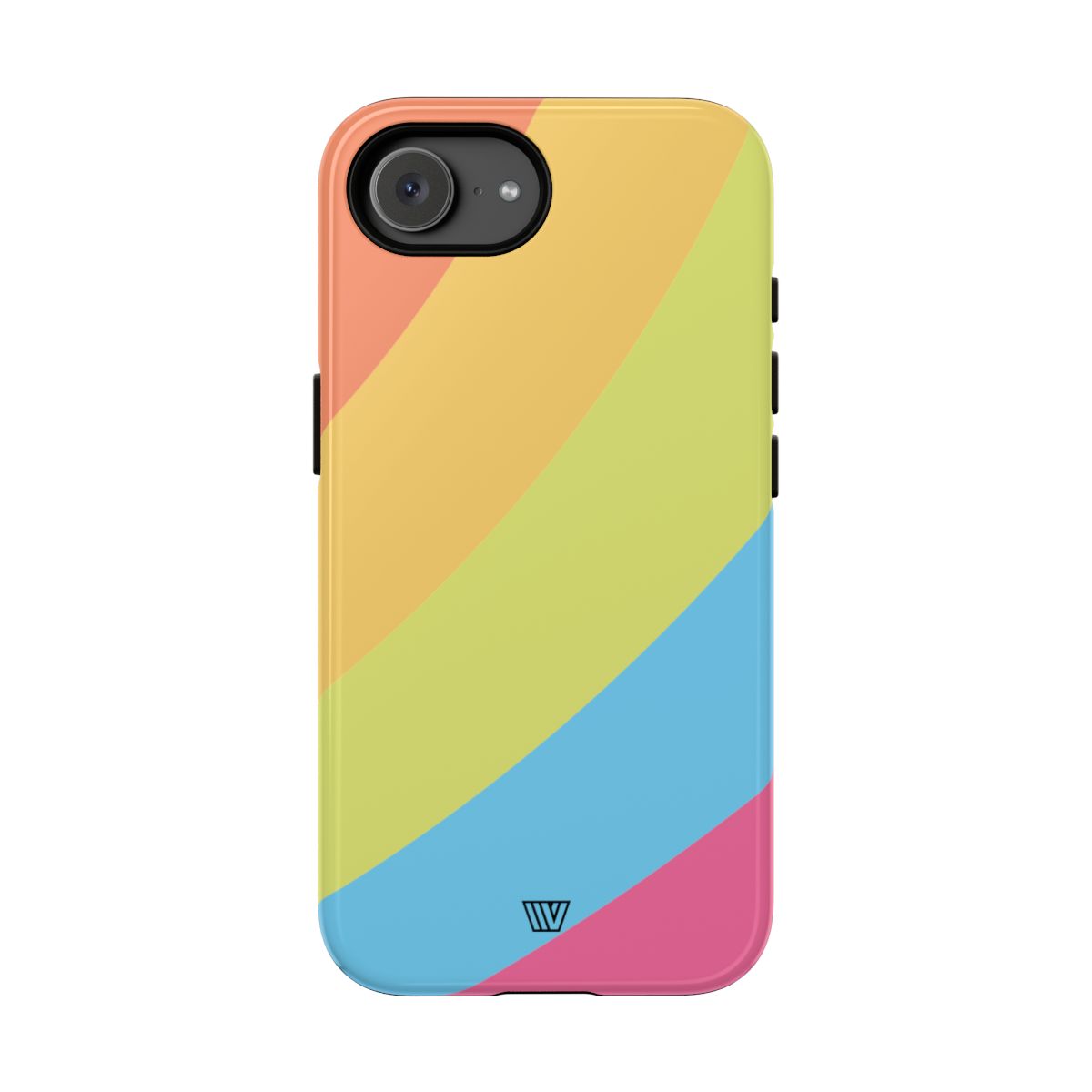 Neon Rainbow Tough Phone Case – iPhone 17e, Glossy