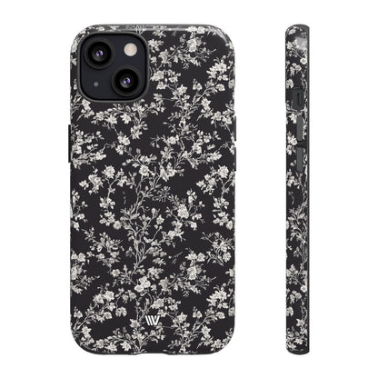 Inked Petals Tough Phone Case – iPhone 13, Glossy
