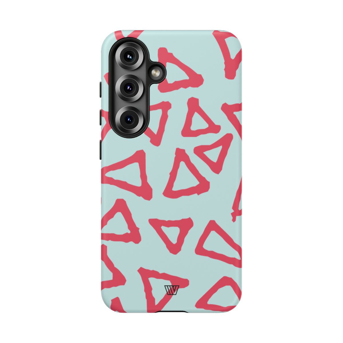 Triangle Doodle Tough Phone Case – Samsung Galaxy S25, Matte