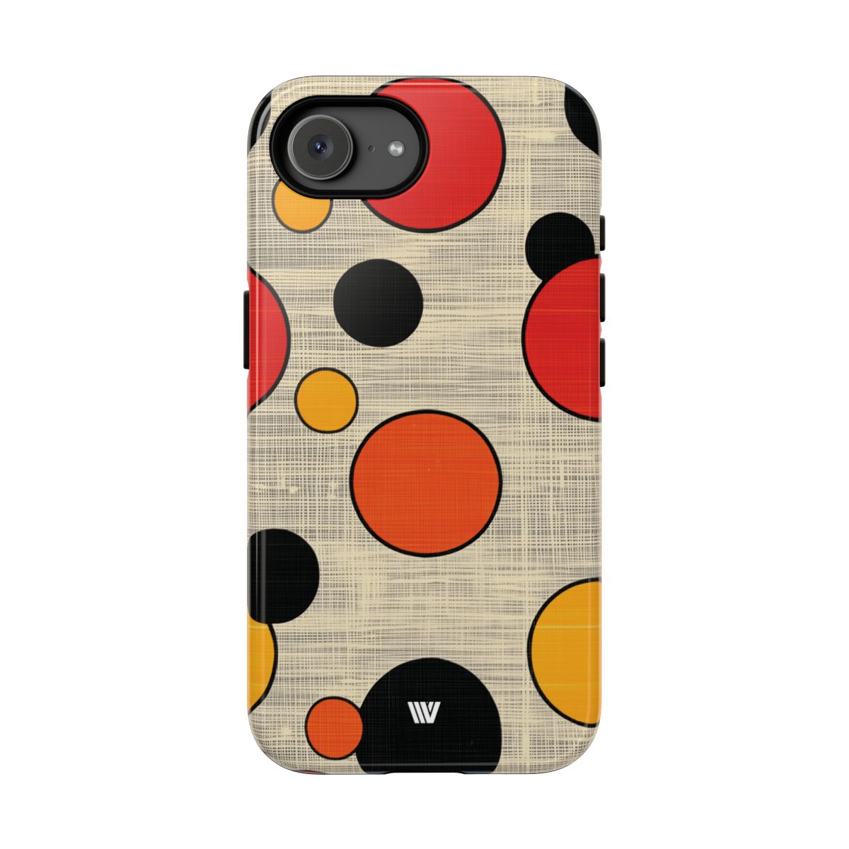 Mid-Century Dots Tough Phone Case – iPhone 17e, Glossy