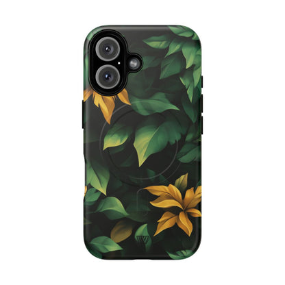 Luxe Leaf MagSafe Tough iPhone Case – iPhone 16, Matte