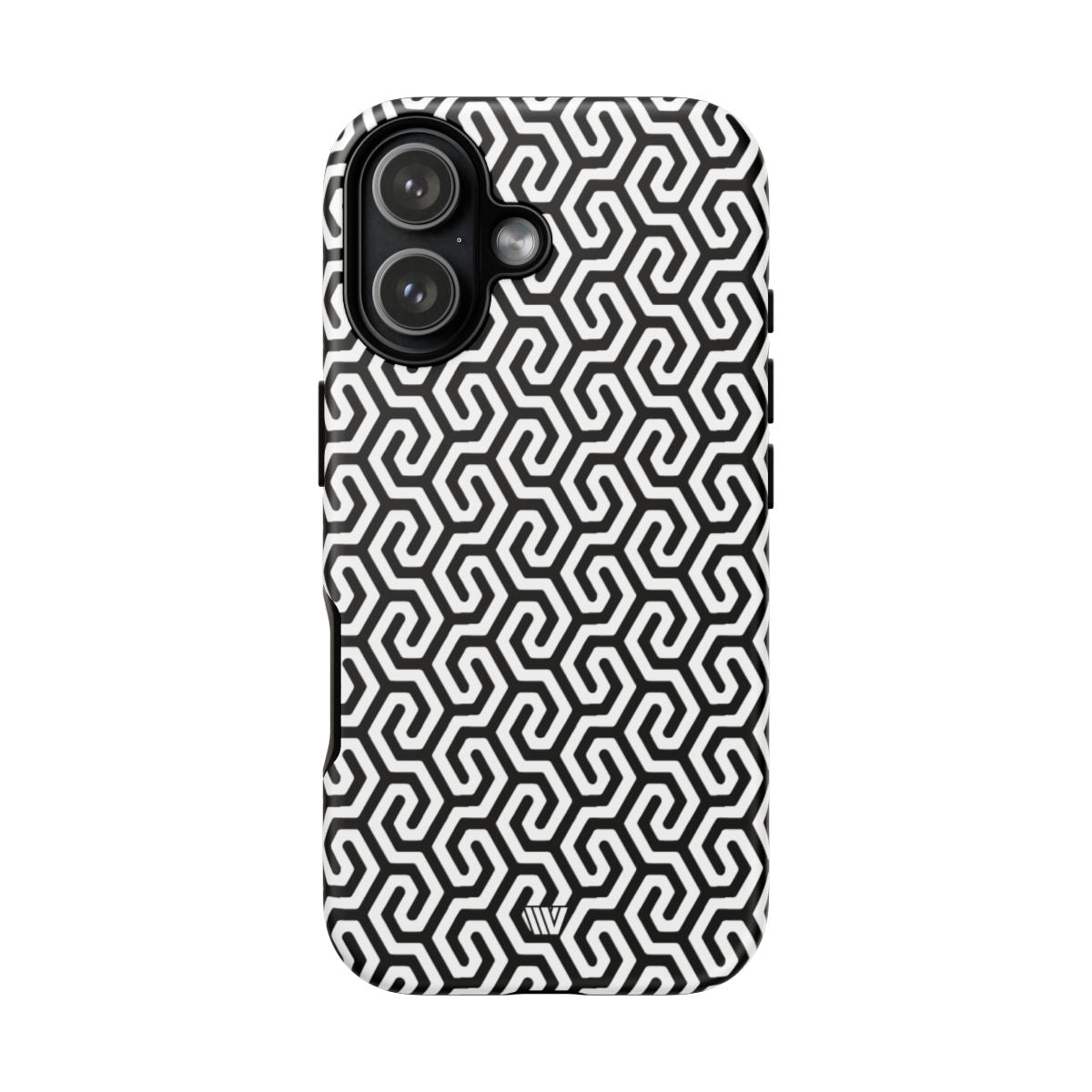 Twisted Grid Tough Phone Case – iPhone 17, Matte