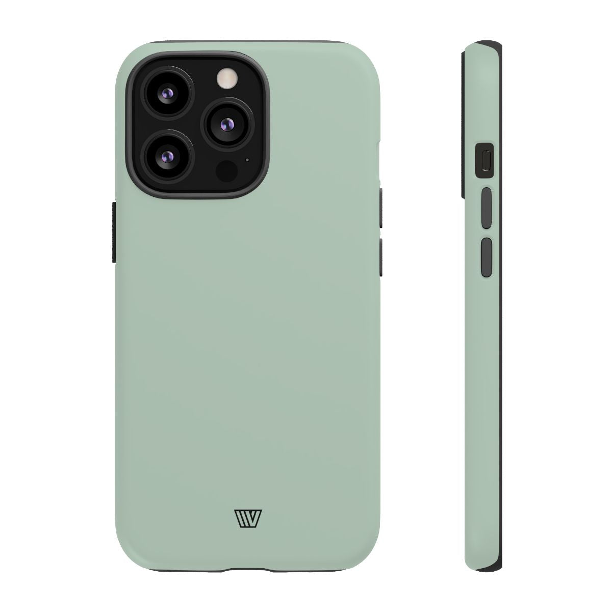 Pastel Green Solid Tough Phone Case – iPhone 13 Pro, Matte