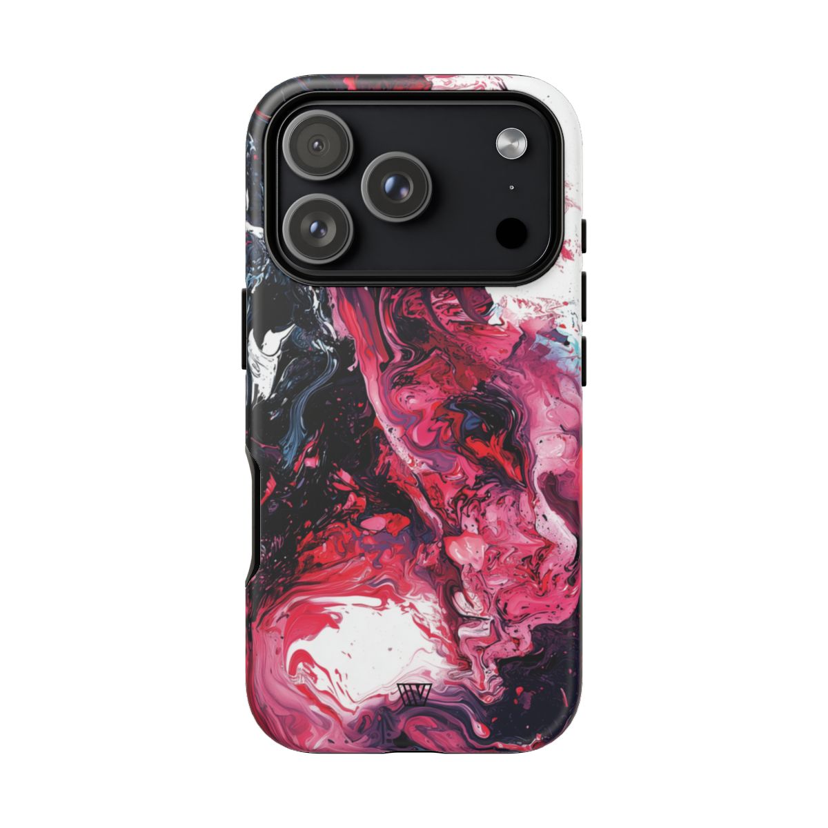 Ruby Flow Tough Phone Case – iPhone 17 Pro, Matte