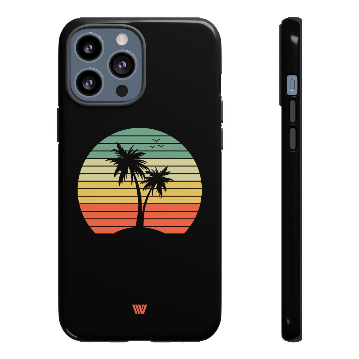 Retro Palms Tough Phone Case – iPhone 13 Pro Max, Glossy