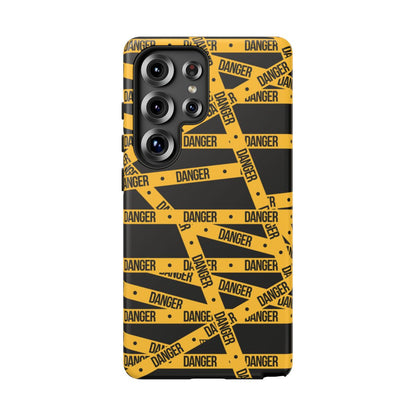 Danger Tape Tough Phone Case – Samsung Galaxy S25 Ultra, Matte