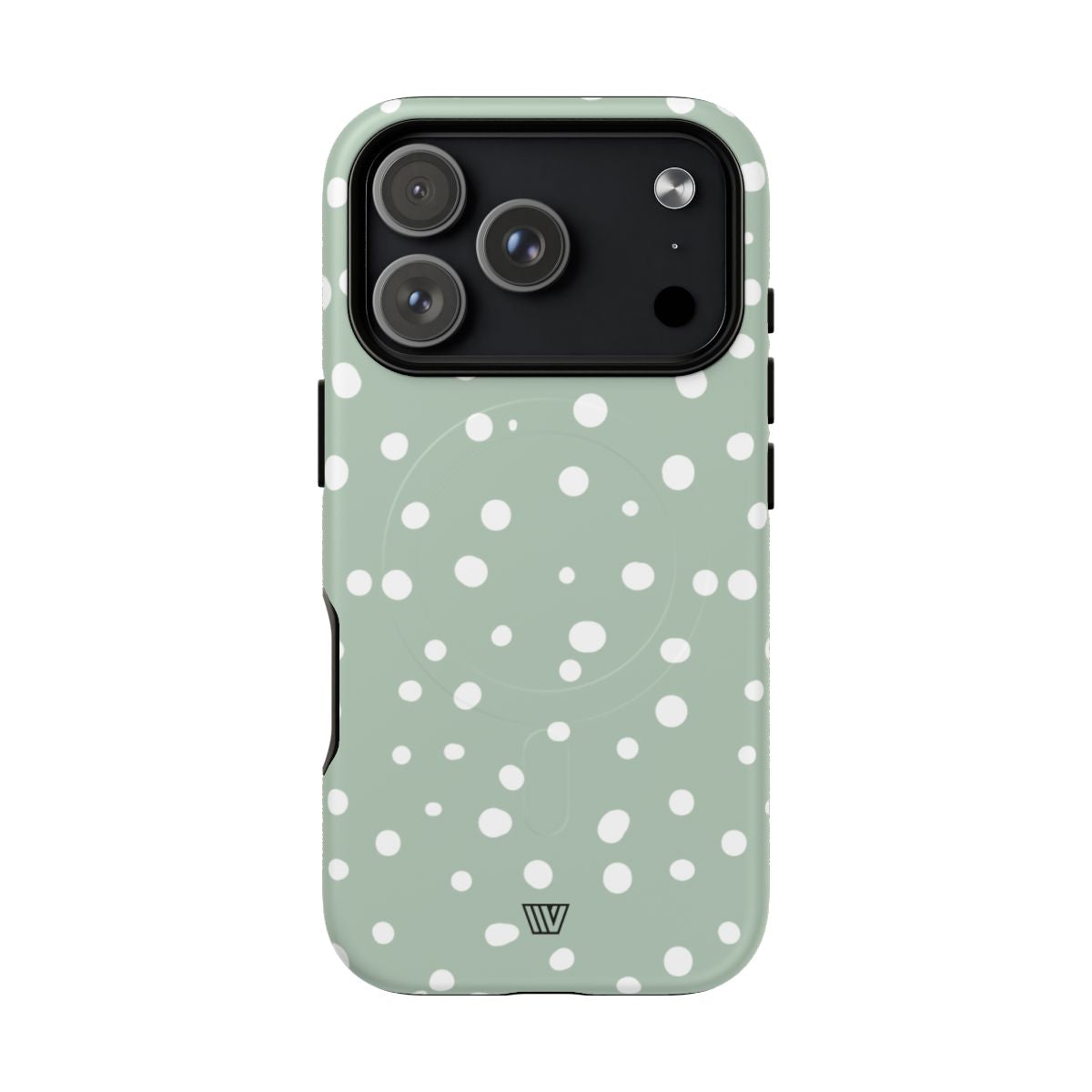 Pastel Green Dots MagSafe Tough iPhone Case – iPhone 18 Pro, Matte