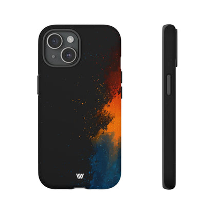 Void Splatter Tough Phone Case – iPhone 15, Matte