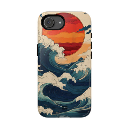 Surge & Sol Tough Phone Case – iPhone 17e, Glossy