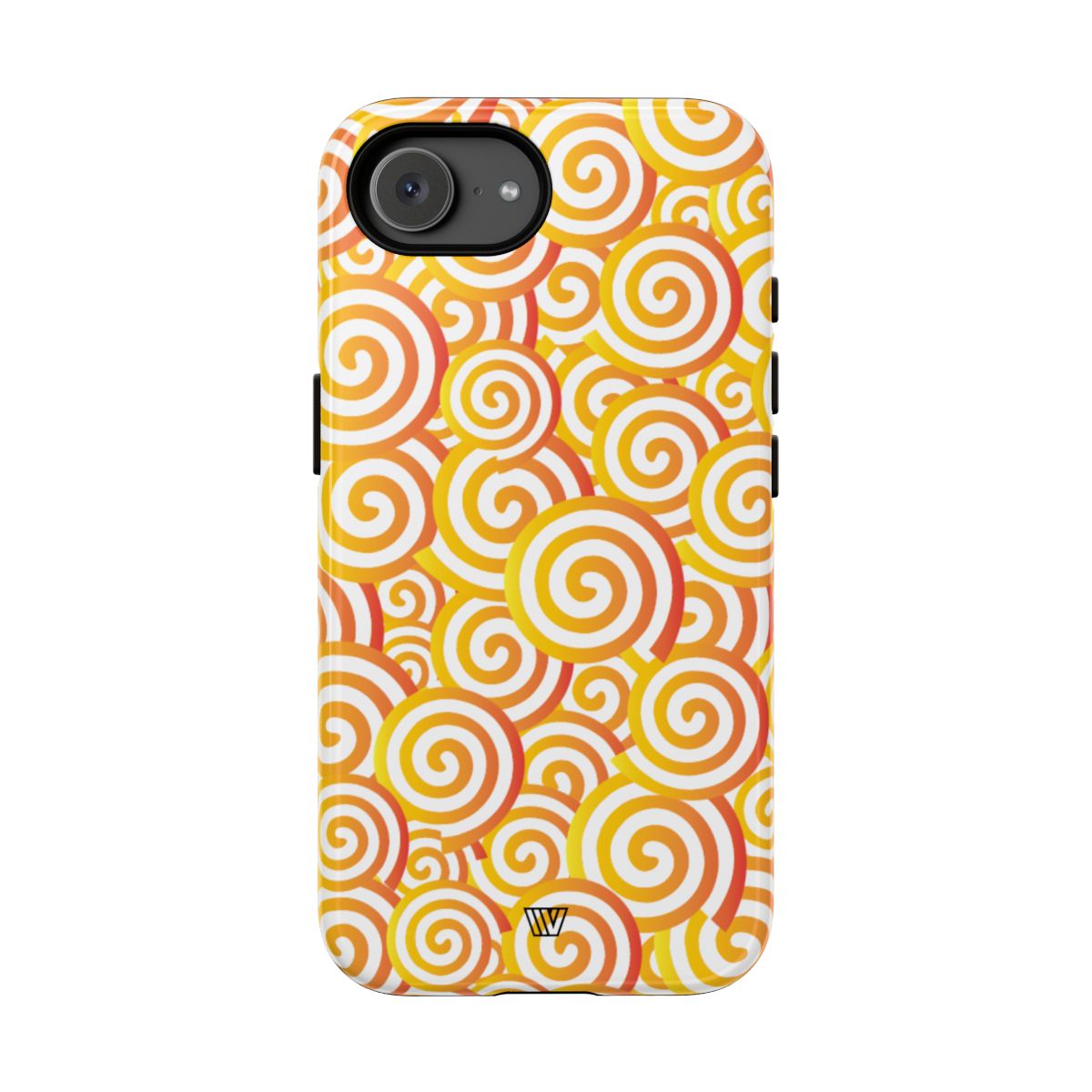 Abstract Spiral Orange Tough Phone Case – iPhone 16e, Glossy