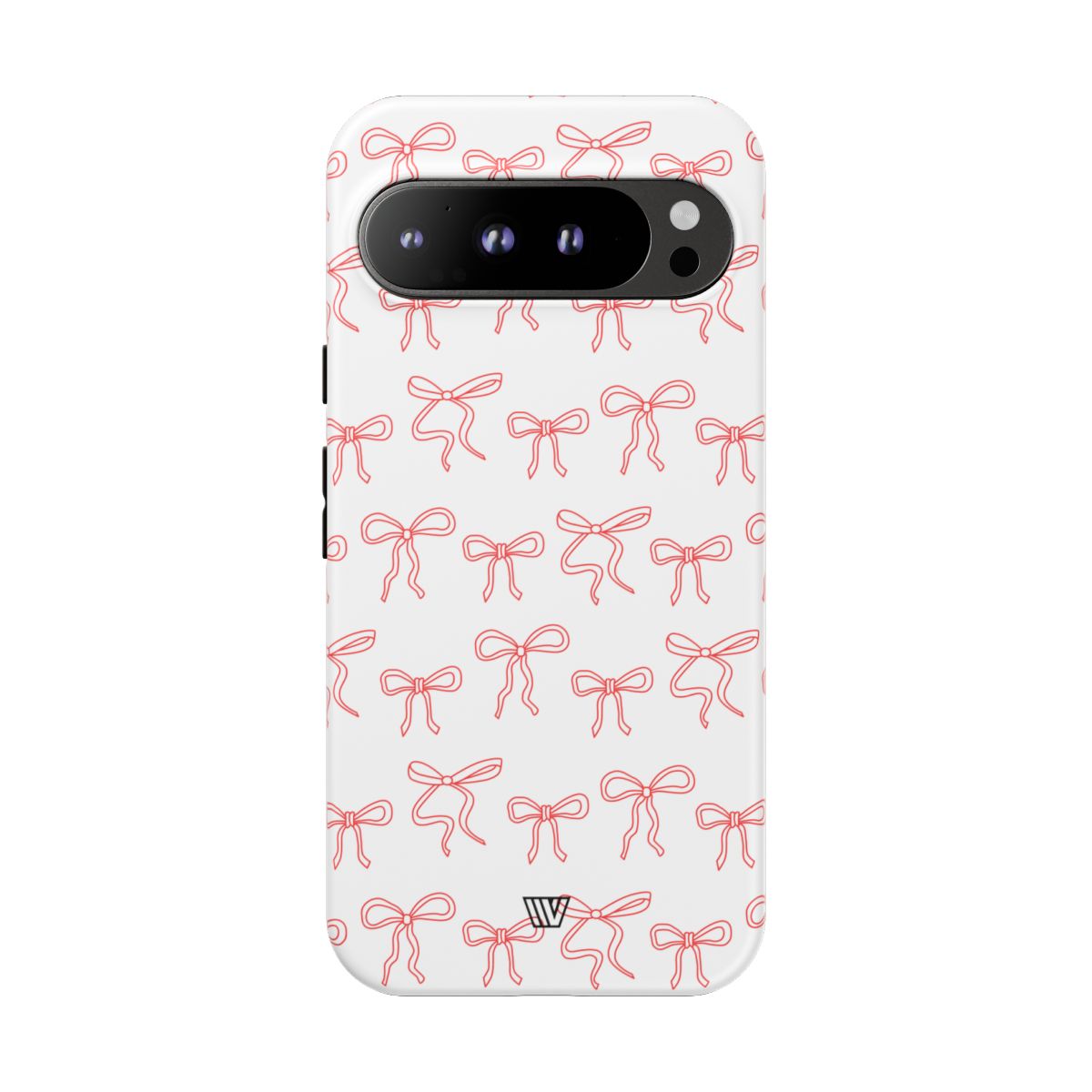 Red Ribbon Charm Tough Phone Case – Google Pixel 9 Pro XL, Matte