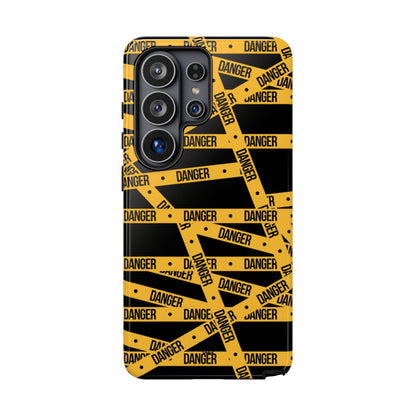 Danger Tape Tough Phone Case – Samsung Galaxy S26 Ultra, Glossy