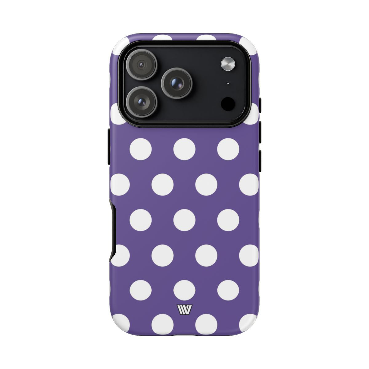 Purple Polka Dots Tough Phone Case – iPhone 18 Pro, Matte