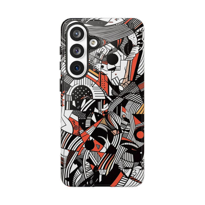Abstract Doodle #3 Tough Phone Case – Samsung Galaxy S26 Plus, Glossy
