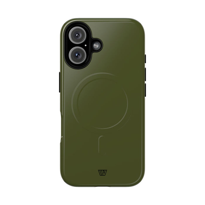 Woodland Green MagSafe Tough iPhone Case – iPhone 16, Glossy