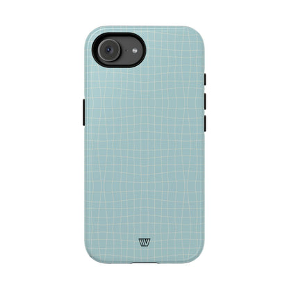 Blue Wicker Tough Phone Case – iPhone 16e, Glossy