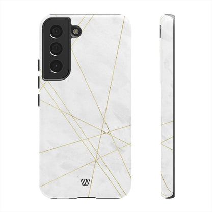 Gold Lines Tough Phone Case – Samsung Galaxy S22, Glossy