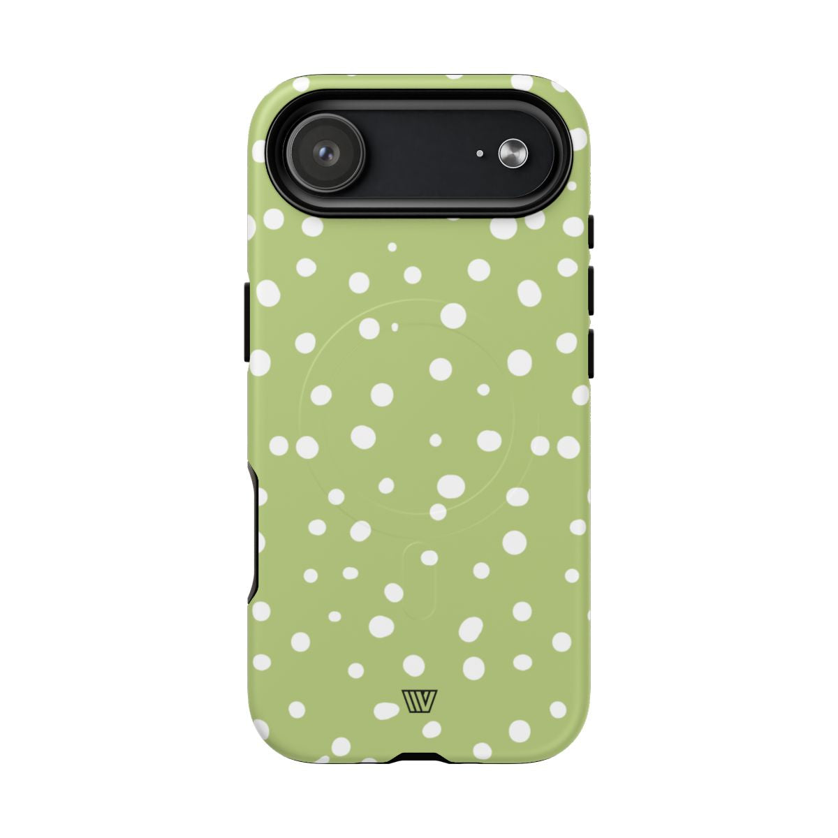 PALE OLIVE DOTS | MagSafe Tough iPhone Case