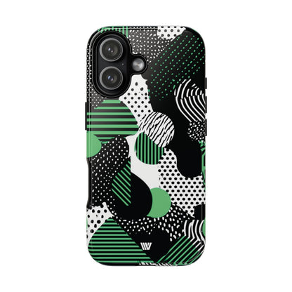 Pattern Clash Tough Phone Case – iPhone 17, Glossy