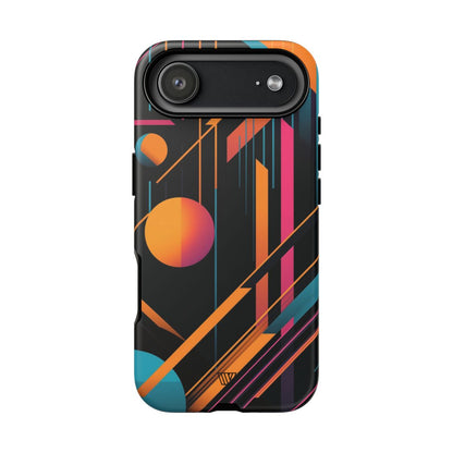 Bold Retro Lines Tough Phone Case – iPhone 17 Air, Matte