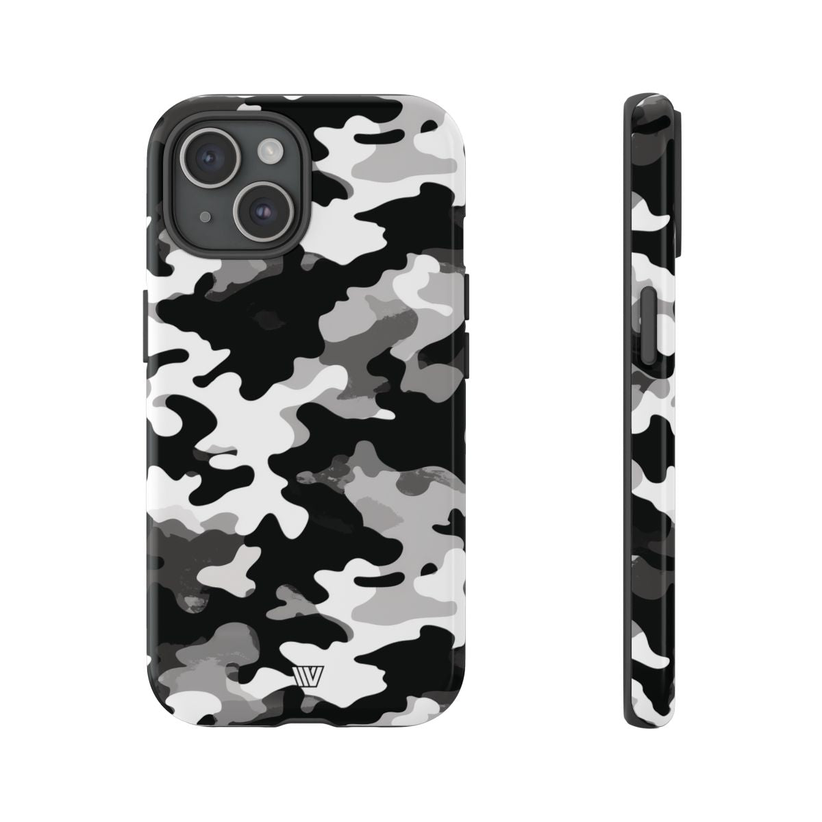 Urban Camo Tough Phone Case – iPhone 15, Glossy