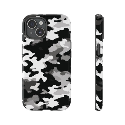 Urban Camo Tough Phone Case – iPhone 15, Glossy