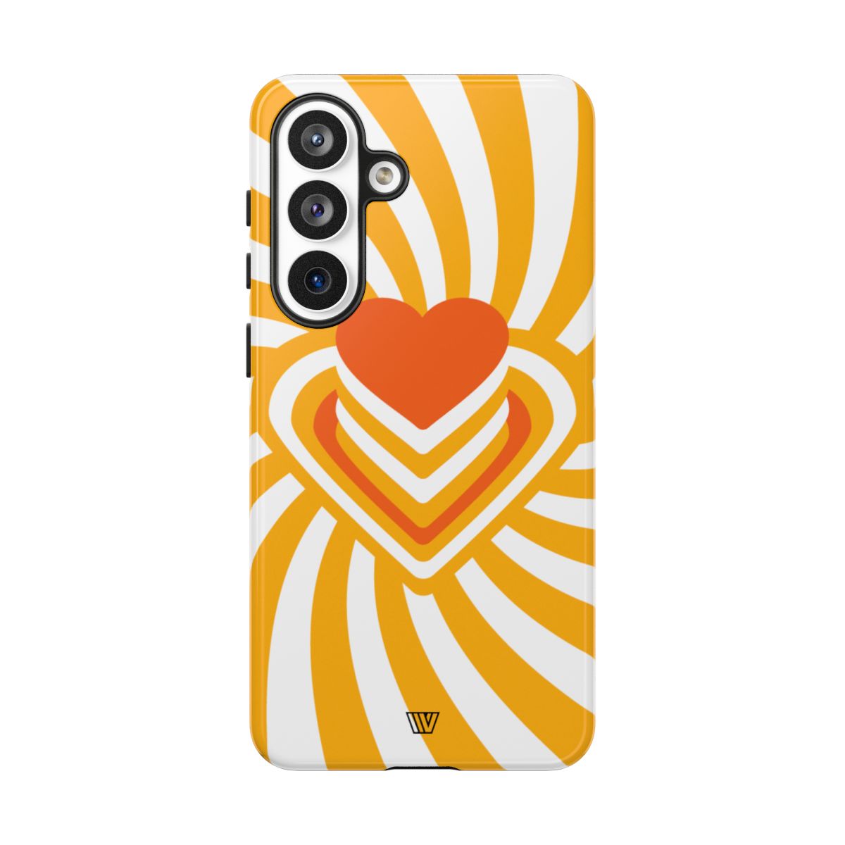 Heart Ray Stack Tough Phone Case – Samsung Galaxy S26 Plus, Glossy