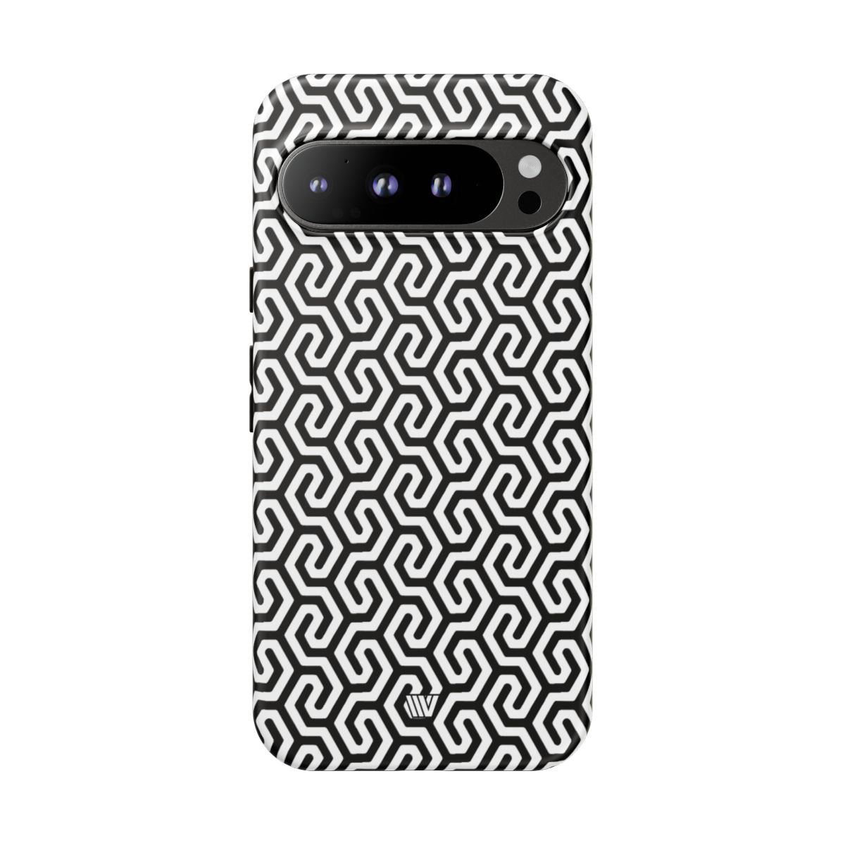 Twisted Grid Tough Phone Case – Google Pixel 9 Pro XL, Matte