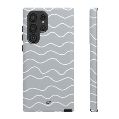 Gray Waves Tough Phone Case – Samsung Galaxy S22 Ultra, Matte