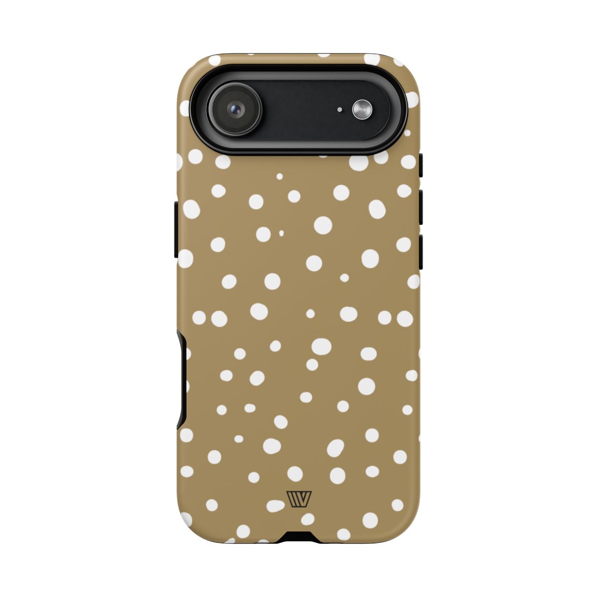 Dark Beige Dots Tough Phone Case – iPhone 17 Air, Matte