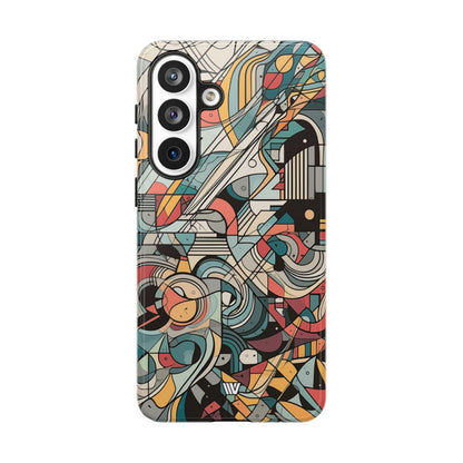 Abstract Doodle #2 Tough Phone Case – Samsung Galaxy S26 Plus, Glossy