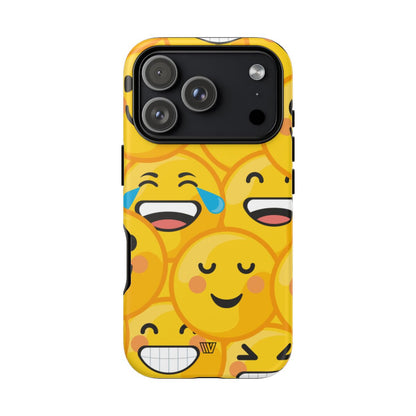 Emoji Faces Tough Phone Case – iPhone 18 Pro, Matte