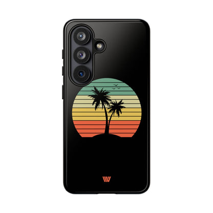 Retro Palms Tough Phone Case – Samsung Galaxy S26, Glossy