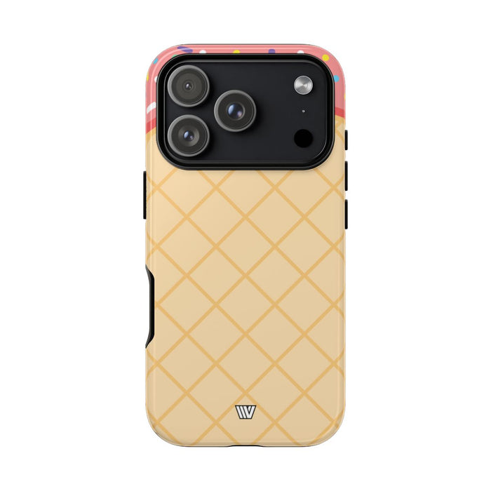 Ice Cream Cone Tough Phone Case – iPhone 18 Pro, Glossy