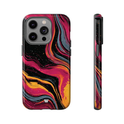 Cosmic Embers Tough Phone Case – iPhone 14 Pro, Glossy