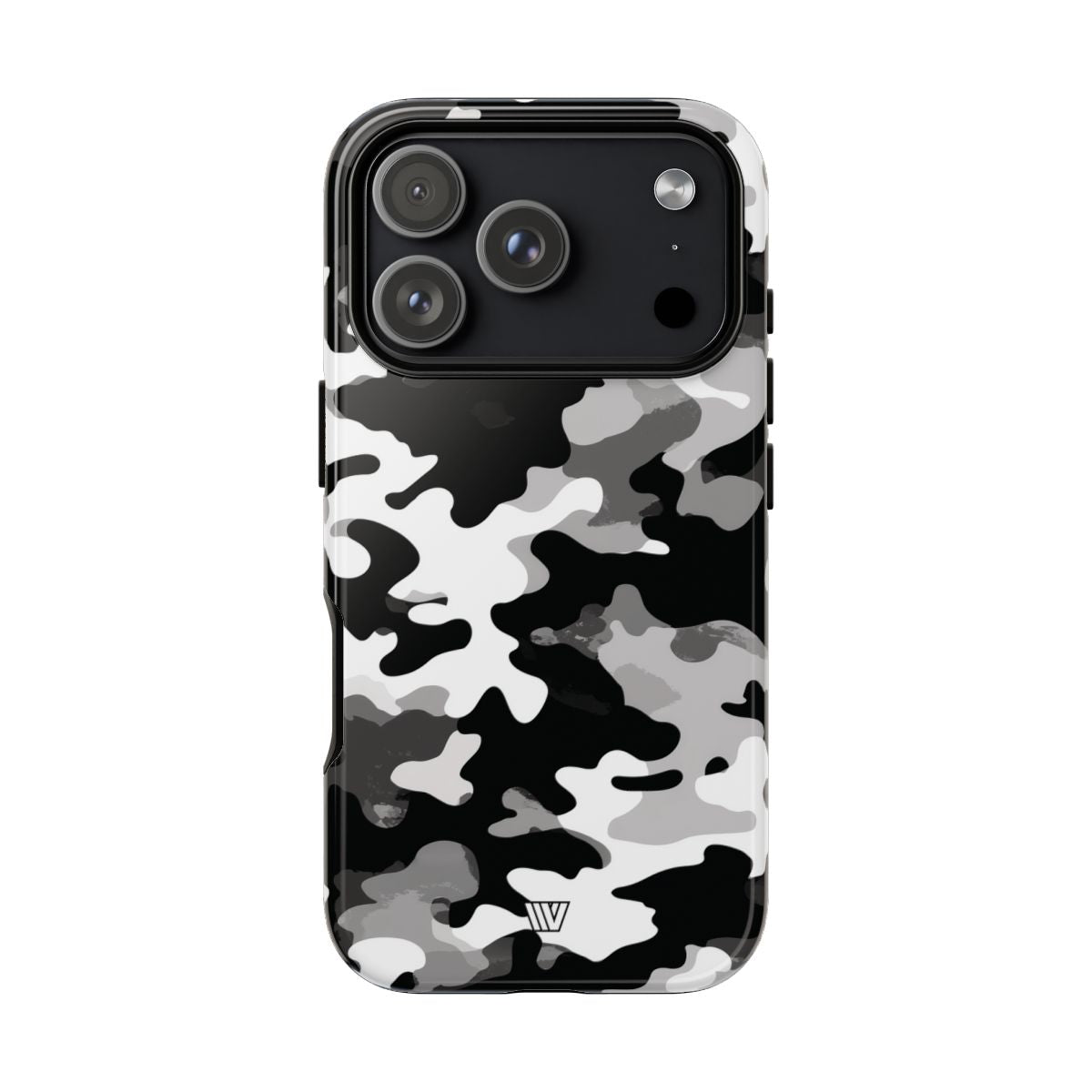 Urban Camo Tough Phone Case – iPhone 17 Pro, Glossy