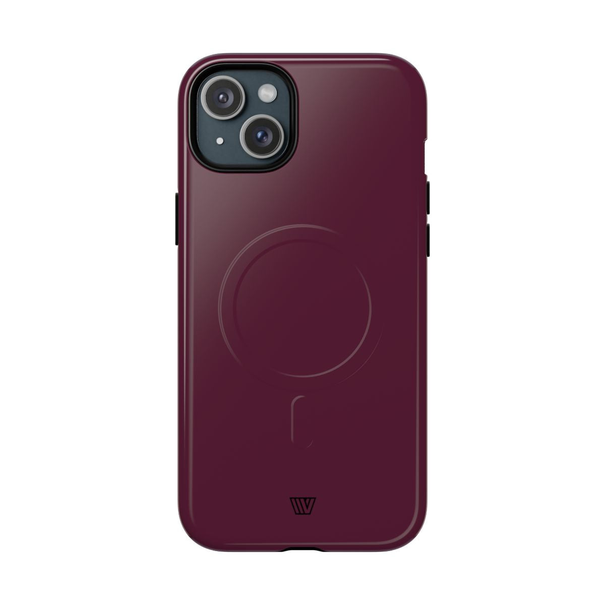 Wine Berry MagSafe Tough iPhone Case – iPhone 15 Plus, Glossy