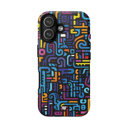 NEON GLYPHS | Tough Phone Case