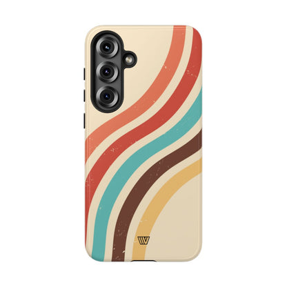 Vintage Stripe Tough Phone Case – Samsung Galaxy S25 Plus, Glossy