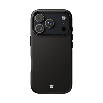 Jet Black Tough Phone Case – iPhone 18 Pro, Matte
