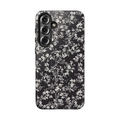 Inked Petals Tough Phone Case – Samsung Galaxy S25 Plus, Glossy
