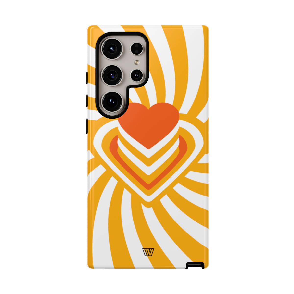 Heart Ray Stack Tough Phone Case – Samsung Galaxy S24 Ultra, Glossy