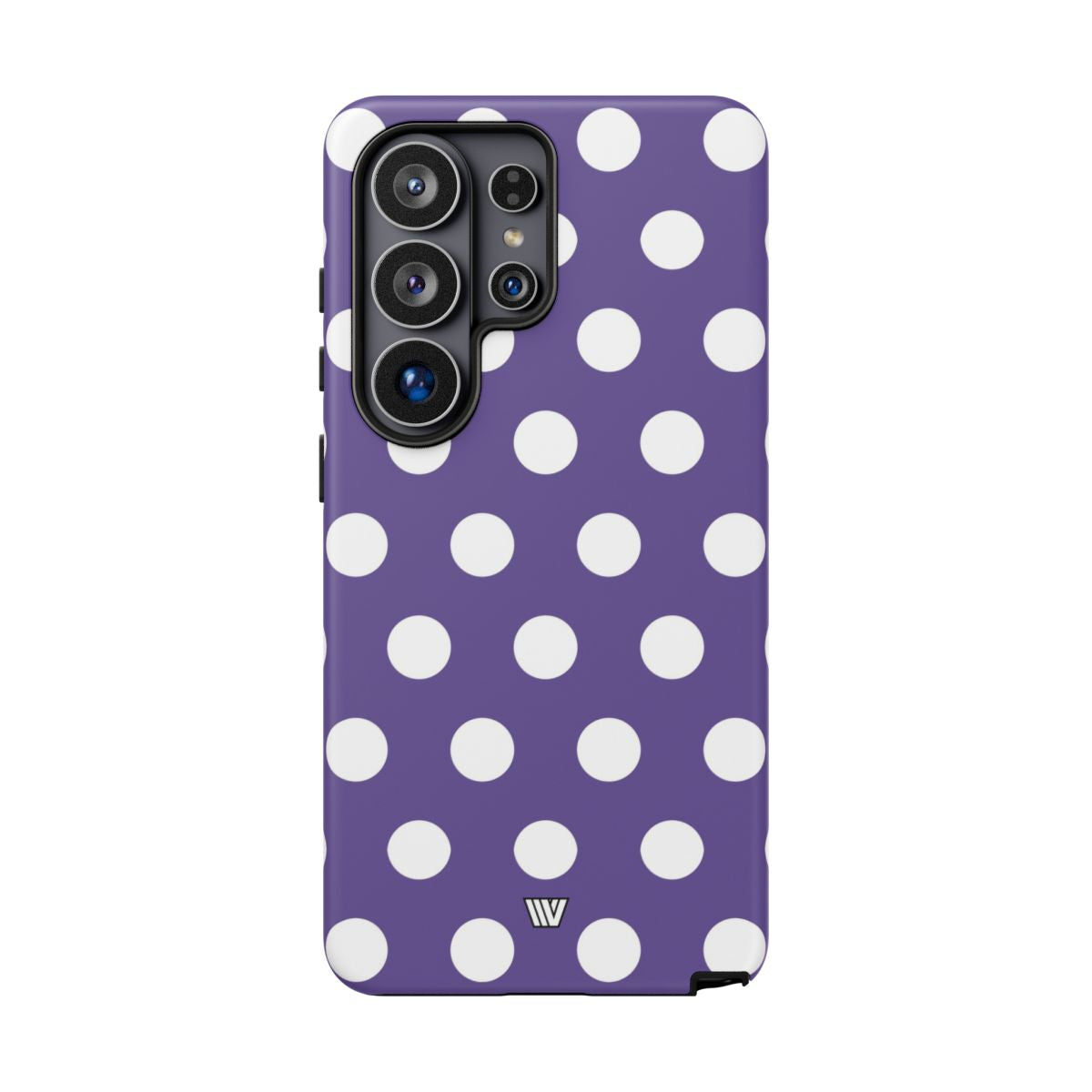 Purple Polka Dots Tough Phone Case – Samsung Galaxy S26 Ultra, Matte
